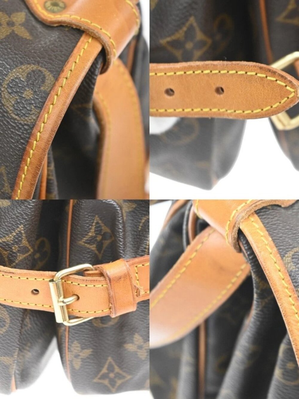 LOUIS VUITTON Saumur 35 Shoulder Bag Monogram Leather BN France M42254 74KC864 - Picture 10 of 16